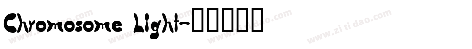 Chromosome Light字体转换